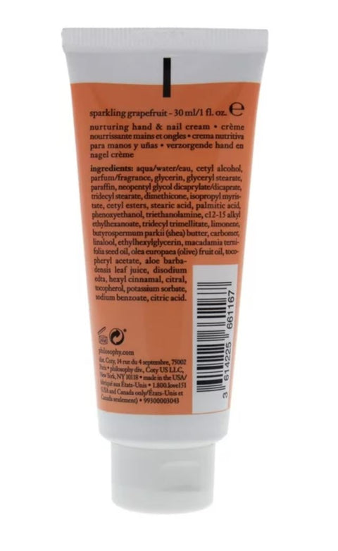 crema nutriente mani unghie Philosophy Sparkling Grapefruit