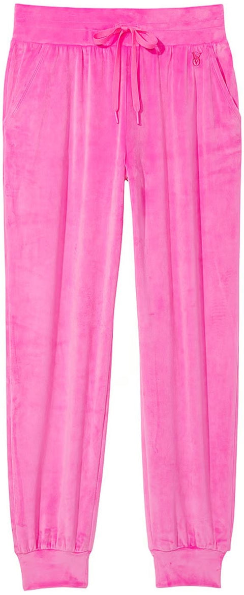 Victoria's Secret Velour High-Rise Jogger Pants Talla de pantalons de dona. XS