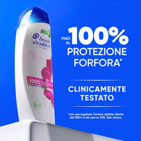 shampoo antiforfora Head & Shoulders Lisci & Setosi bipacco 2 x 250 ml