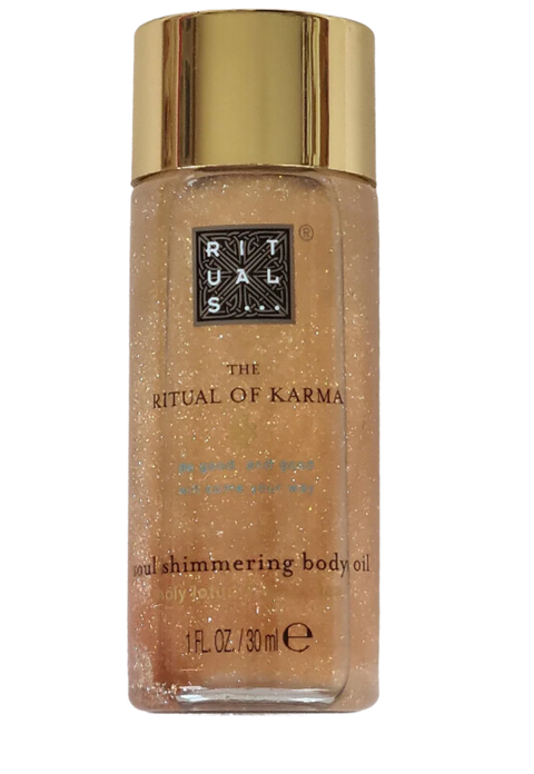 olio corpo scintillante Rituals of Karma Shimmering Body Oil Holy Lotus & White Tea 30 ml