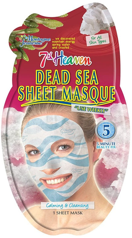 maschera viso in tessuto 7th Heaven Dead Sea Sheet Masque