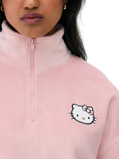 felpa in velour donna Sanrio Hello Kitty 991117695306 tg. M