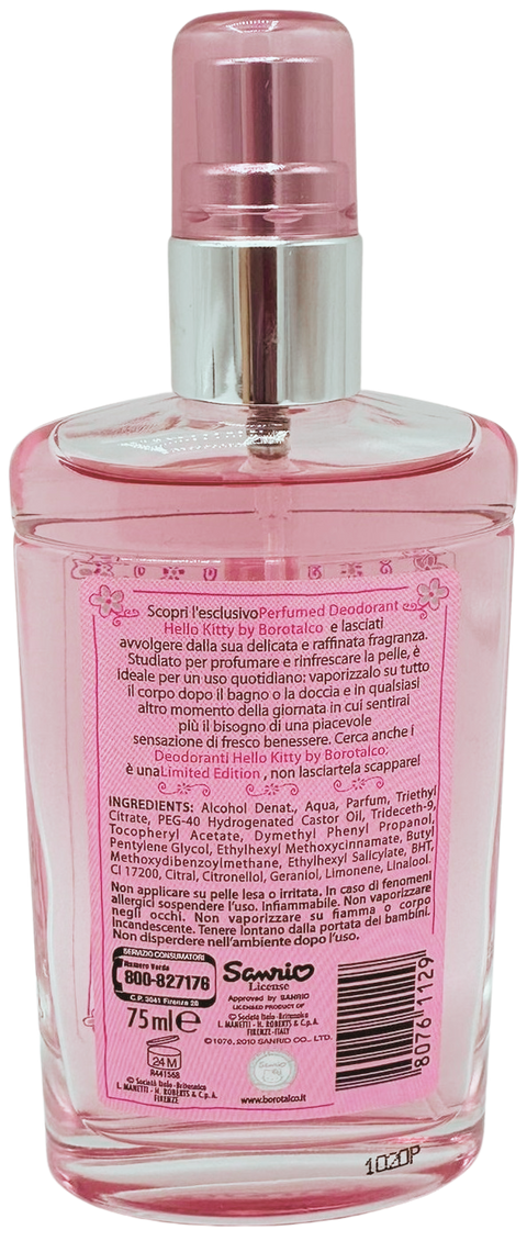 profumo donna Manetti & Roberts Acqua di Borotalco Hello Kitty 75 ml Edizione Limitata 2010