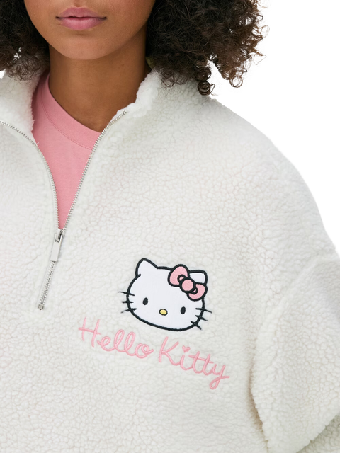 felpa donna shaggy in pile Sanrio Hello Kitty 991115813002 tg. S