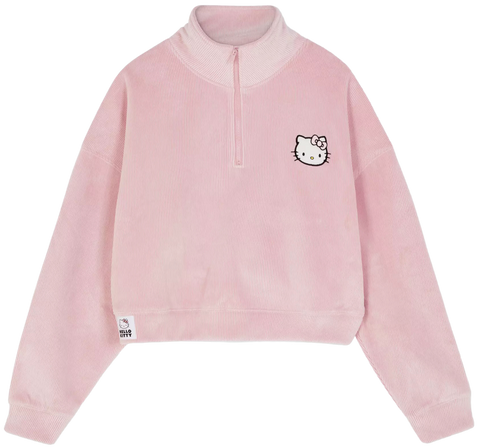 felpa in velour donna Sanrio Hello Kitty 991117695306 tg. M