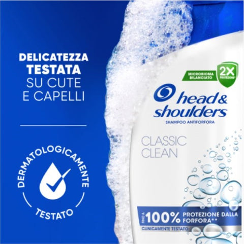 shampoo antiforfora Head & Shoulders Classic Clean bipacco 2 x 250 ml