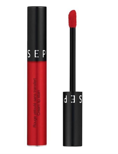 lip cream Sephora Stain Mat 01 Always Red