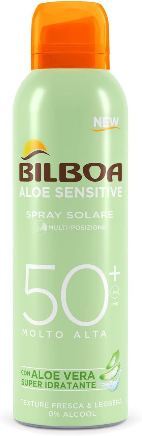 solare spray Bilboa Aloe Sensitive 50+