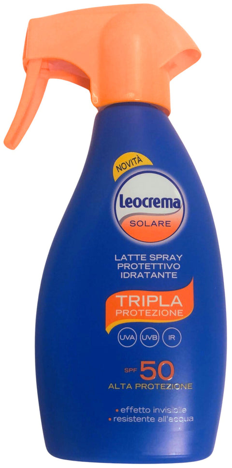 crema solare spray Leocrema SPF 50