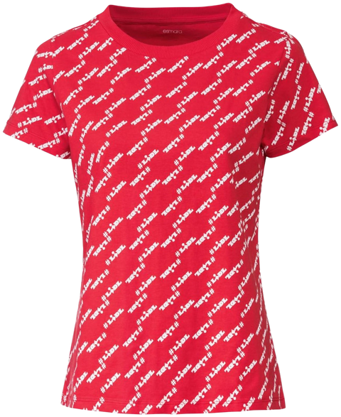 T-shirt femme Esmara Lidl rouge taille S