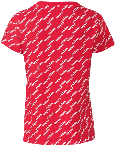 T-shirt femme Esmara Lidl rouge taille S