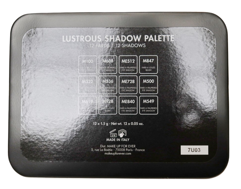 palette ombretti Make Up Forever Lustrous