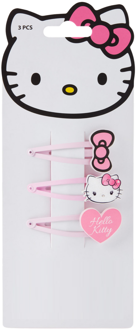 set 3 forcine a clip per capelli Sanrio Hello Kitty 617730