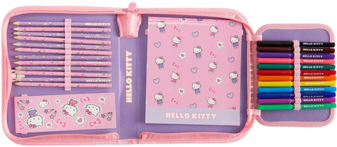 astuccio con set cancelleria stationery Sanrio Hello Kitty Kuromi 211141589