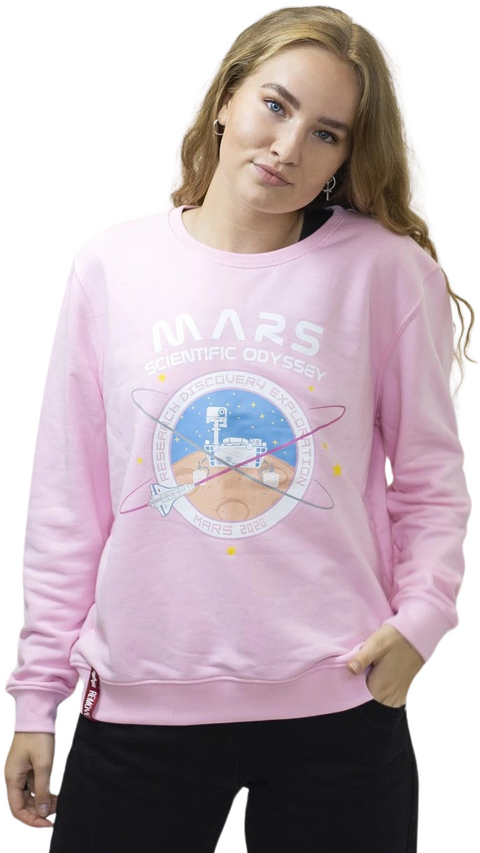 felpa donna Alpha Industries Mission To Mars tg. XS