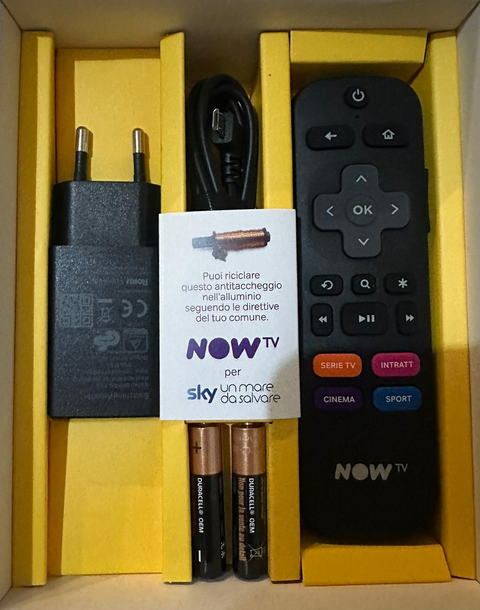 chiavetta Roku Smart Stick NOW TV 3801TT