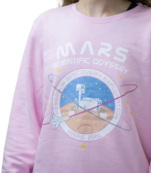 felpa donna Alpha Industries Mission To Mars tg. XS