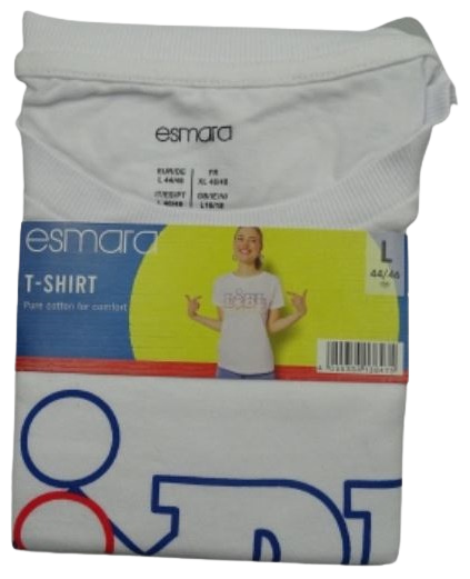 T-shirt blanc femme Esmara Lidl taille S