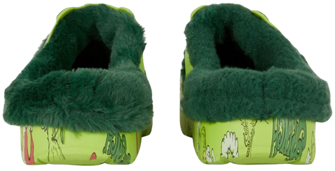 zoccoli crocs unisex foderati in tessuto felpato The Il Grinch 991119222414 n. 38