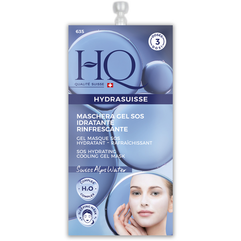 maschera viso idratante rinfrescante HQ Gel Sos 15 ml