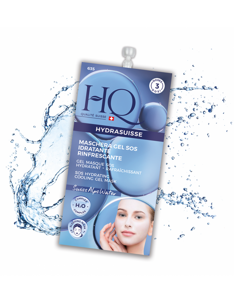 maschera viso idratante rinfrescante HQ Gel Sos 15 ml