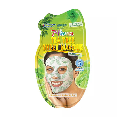 maschera viso in tessuto 7th Heaven Tea Tree Sheet Masque